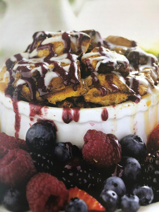 Apricot Brandy Black Tea French Toast Bread Pudding