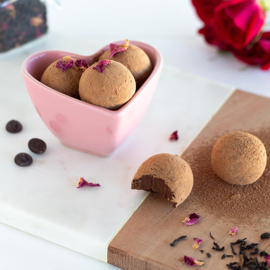 Black Tea Chocolate Truffles