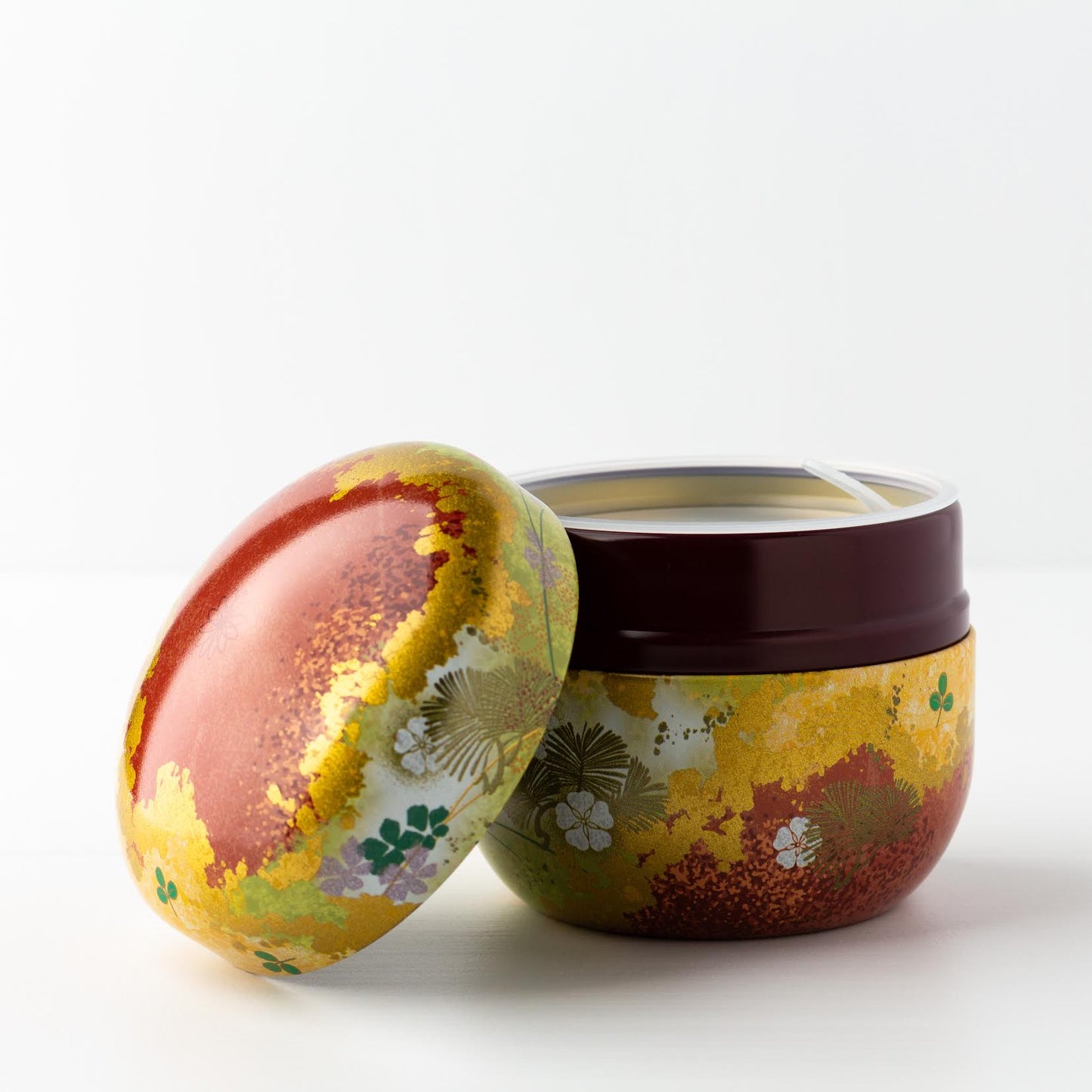 Round Metal Tea Tin