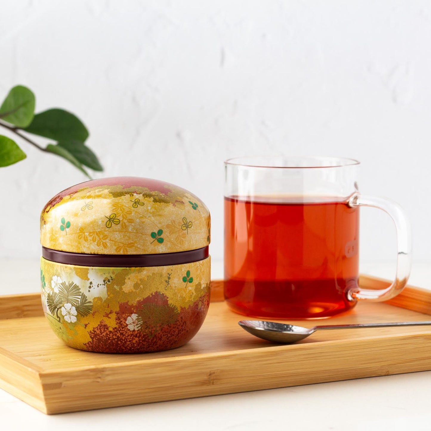 Round Metal Tea Tin