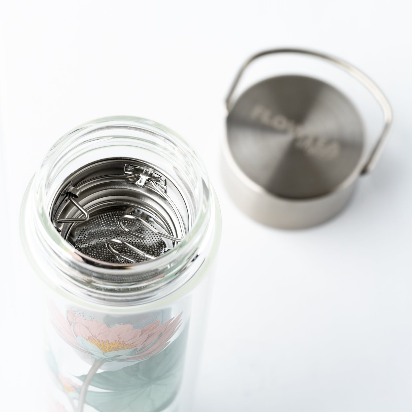Glass Tea Tumbler with Sleeve