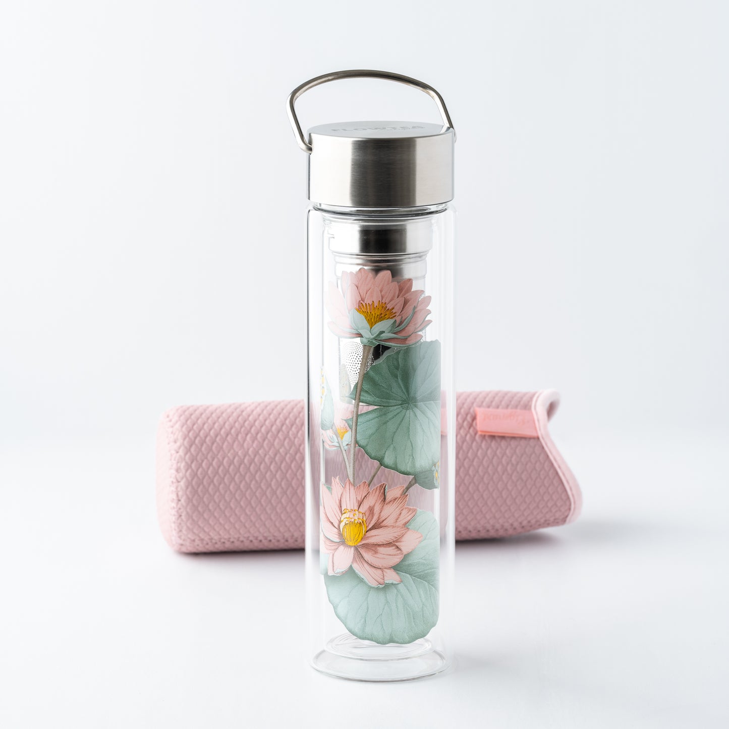 Glass Tea Tumbler with Sleeve
