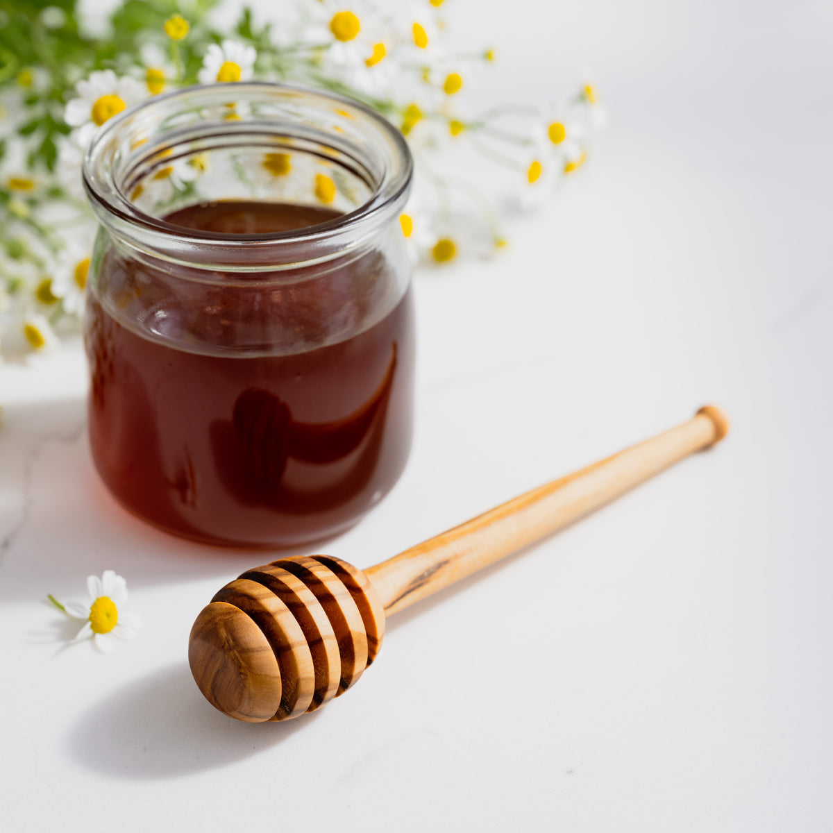 Olive Wood Honey Dipper