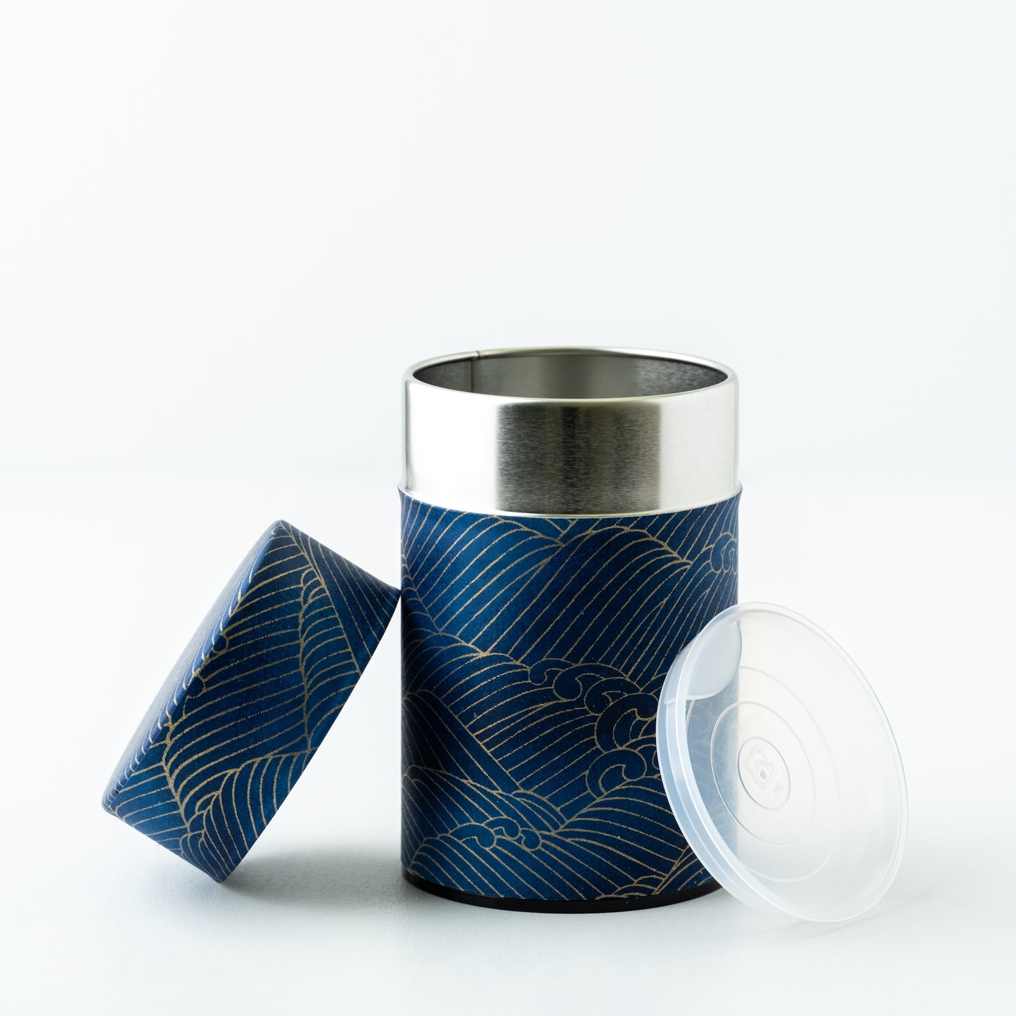 Japanese Tea Tin — Indigo Waves