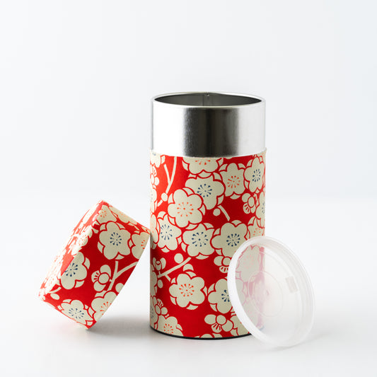 Japanese Tea Tin — Red Sakura