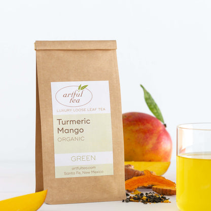 Organic Turmeric Mango Green Tea