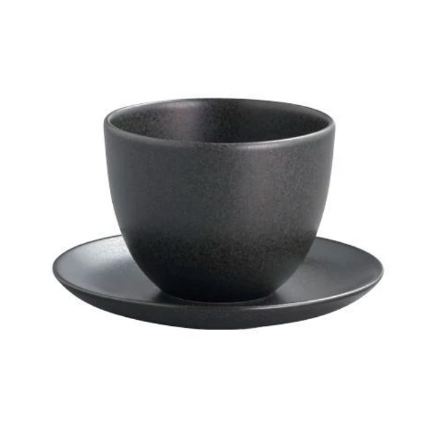 Pebble Ceramic Cup and Plate