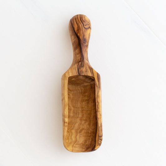 Olive Wood Tea Scoop - at ArtfulTea