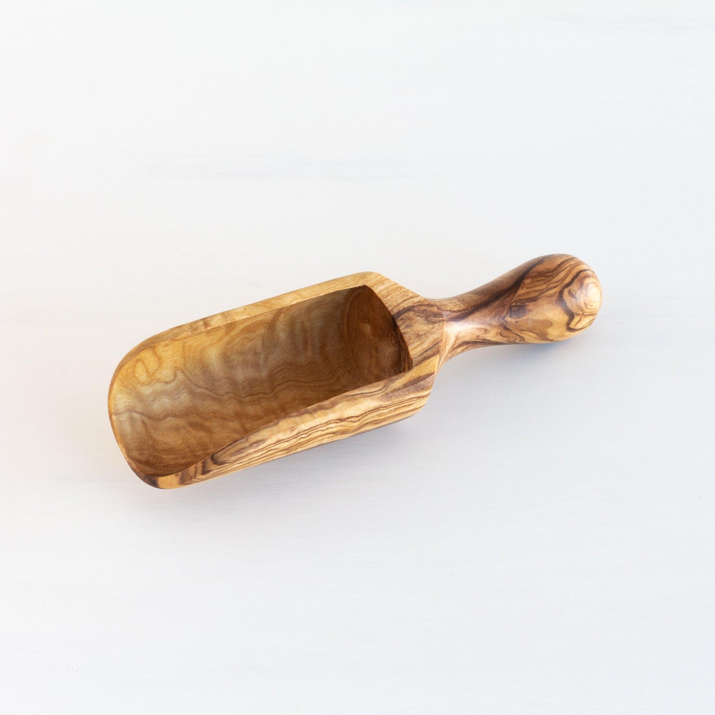Olive Wood Tea Scoop - at ArtfulTea