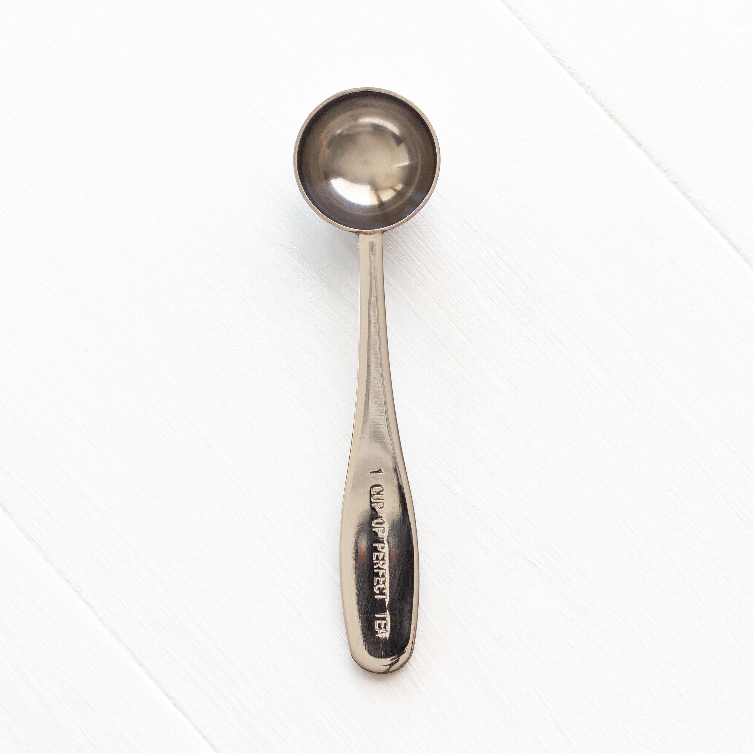 Tea Measuring Spoon, Stainless Steel, 1 Perfect Cup of Loose Leaf Tea, Camellios