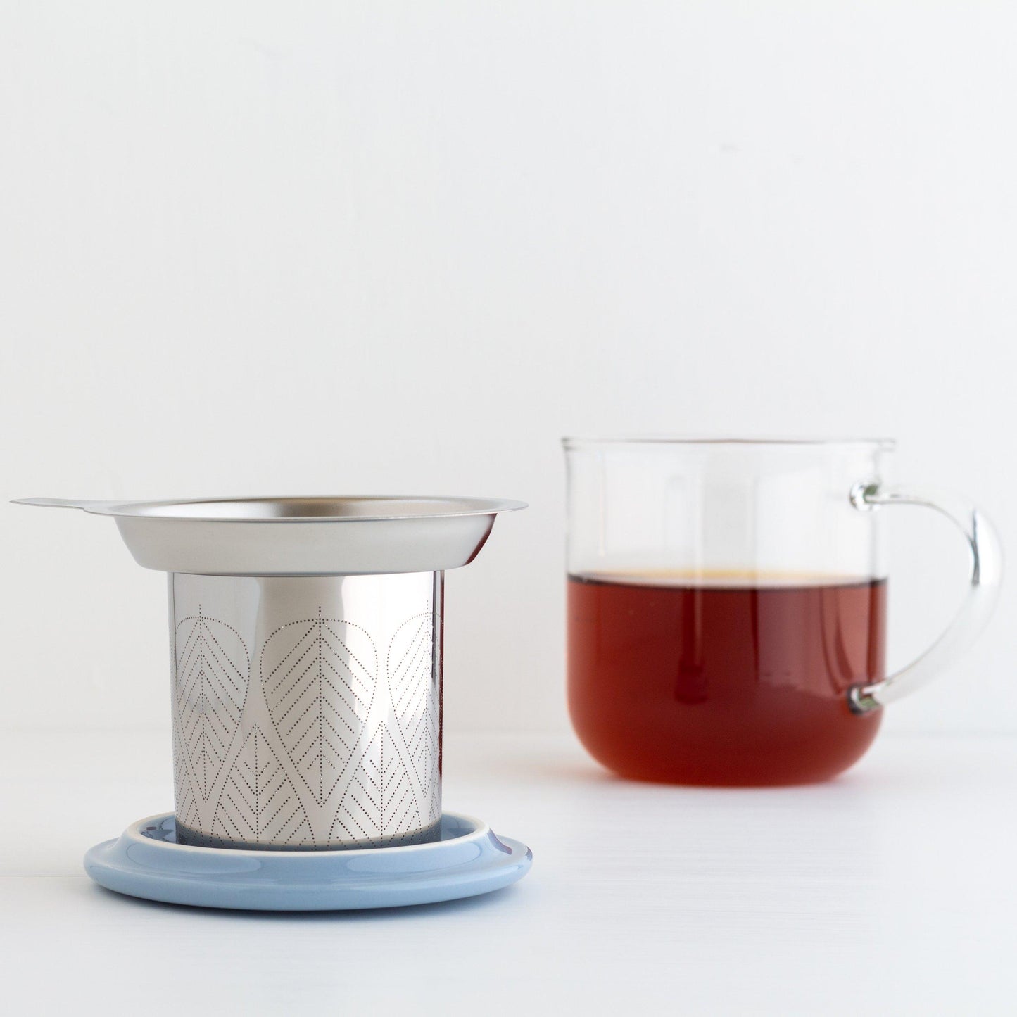 Glass Tea Infuser Mug