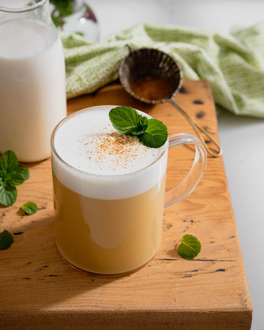 How to Make a Peppermint Tea Latte