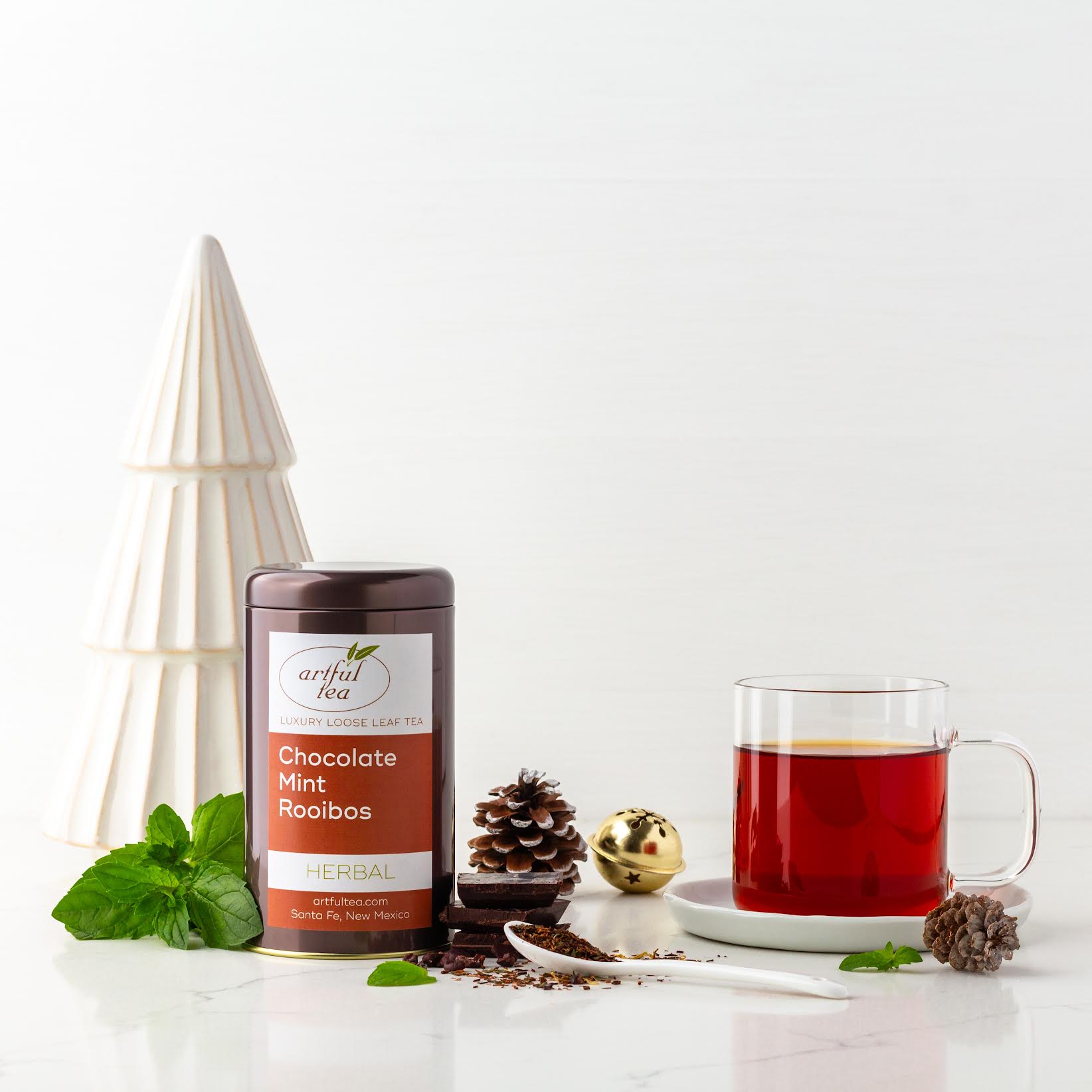 Chocolate Mint Rooibos Herbal Tea – ArtfulTea