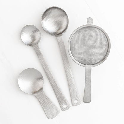 Japanese Tsubame Scoop, Sifter, and Measuring Spoons