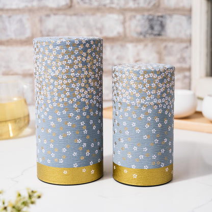 Japanese Tea Tin — Gold Sakura