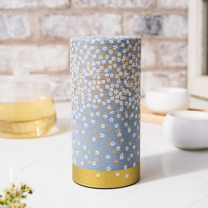 Japanese Tea Tin — Gold Sakura