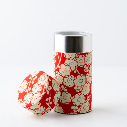 Japanese Tea Tin — Red Sakura