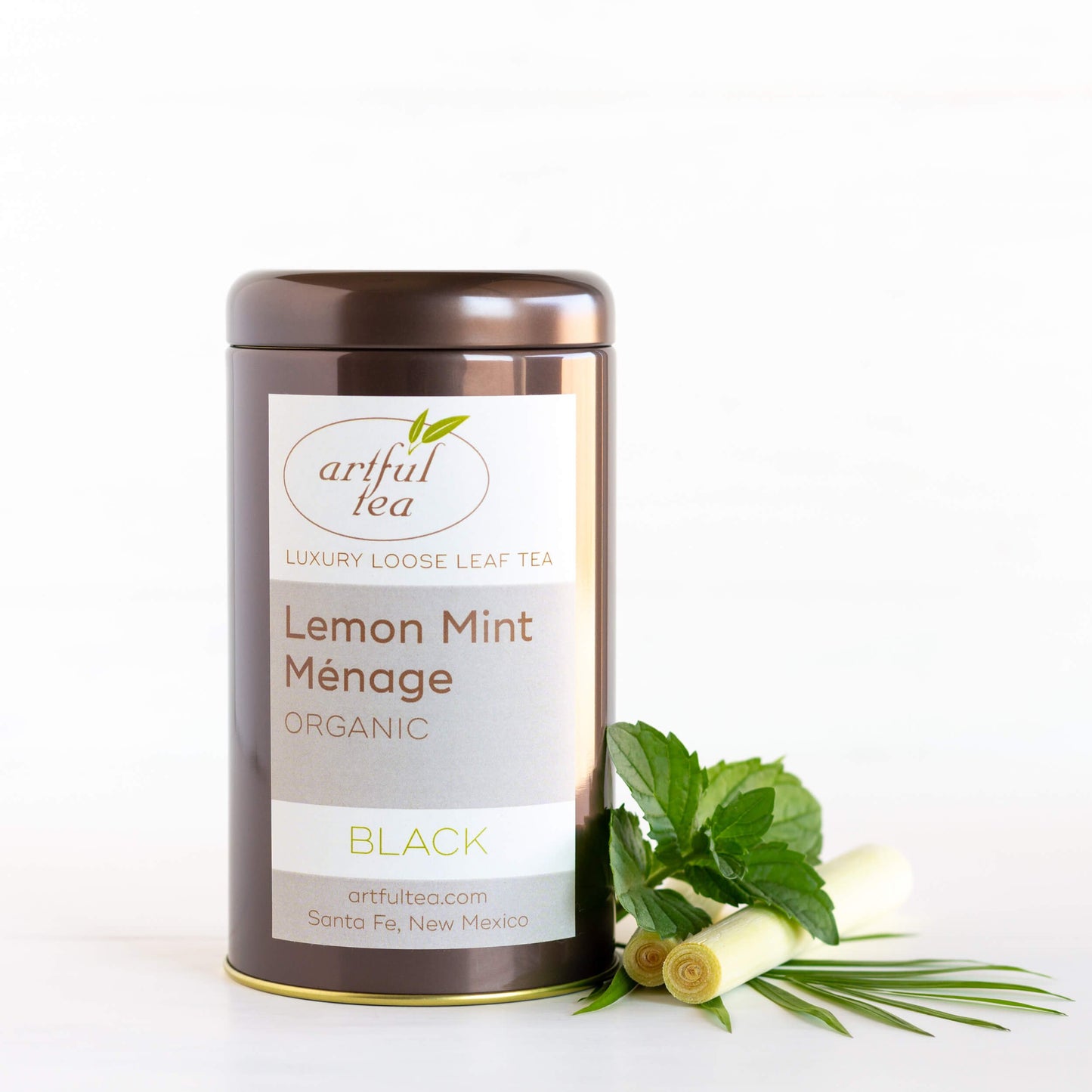 Organic Lemon Mint Ménage Black Tea