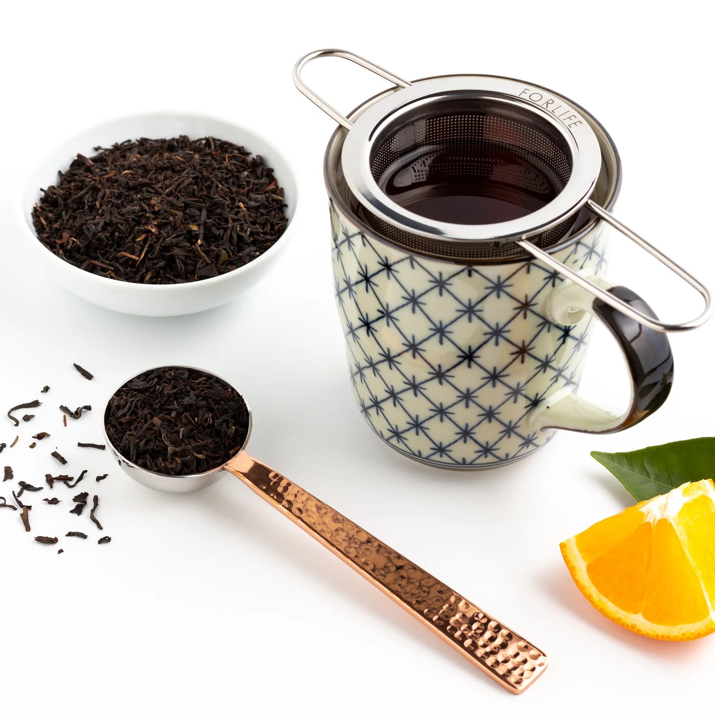 Tea Infuser with Folding Handles