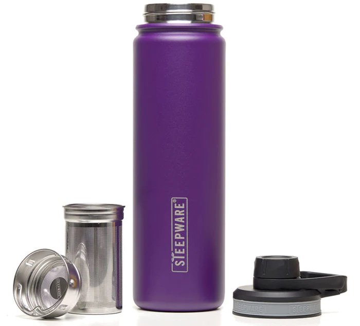 The Tea Spot, Double-Walled Everest Tea Tumbler, Insulated Stainless Steel Tumbler with Removable Tea Infuser for Hot and
