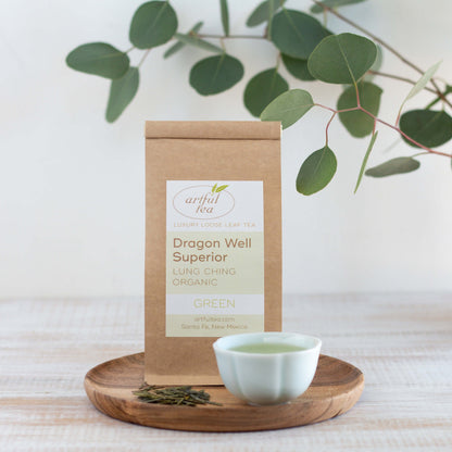 Organic Dragon Well Superior Green Tea