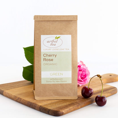 Organic Cherry Rose Green Tea