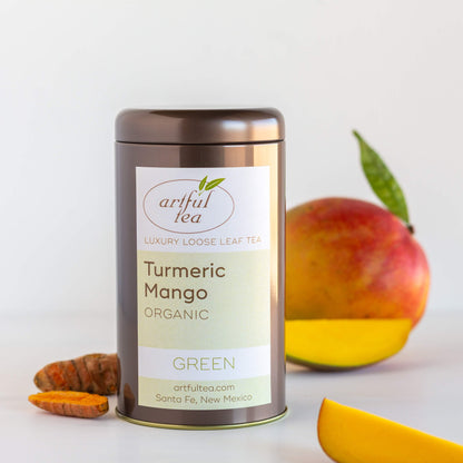 Organic Turmeric Mango Green Tea