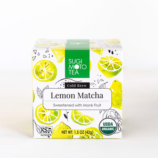Front of Cold Brew Lemon Matcha box