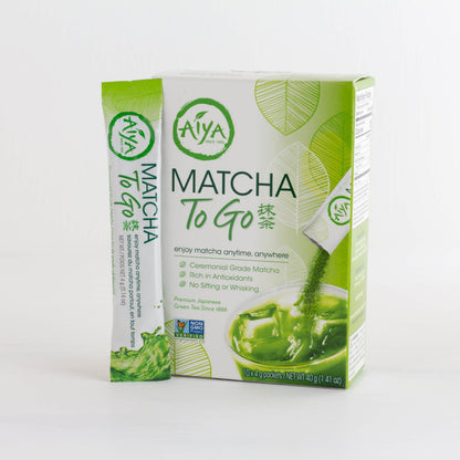 Box of Matcha to go with single stick