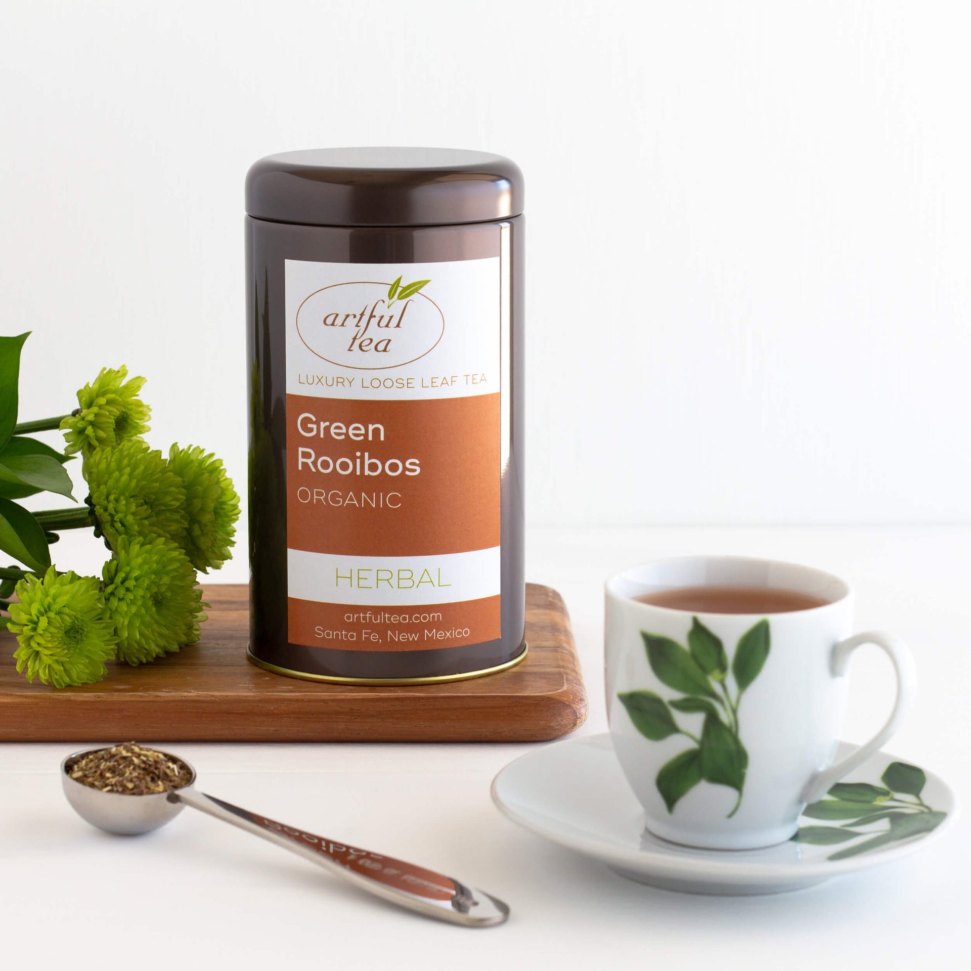 Organic Peach Rooibos Herbal Tea – ArtfulTea