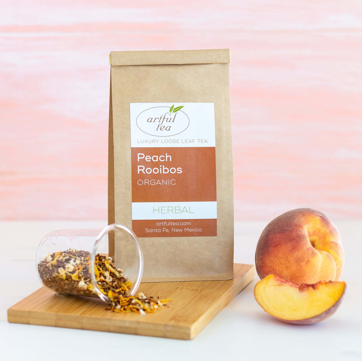 Organic Peach Rooibos Herbal Tea