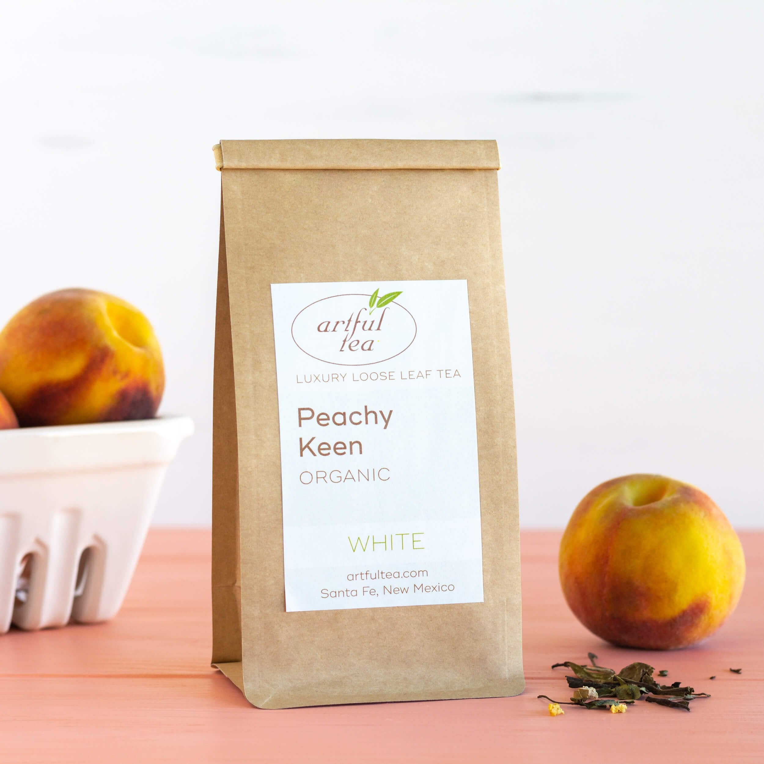 Organic Peachy Keen White Tea – ArtfulTea