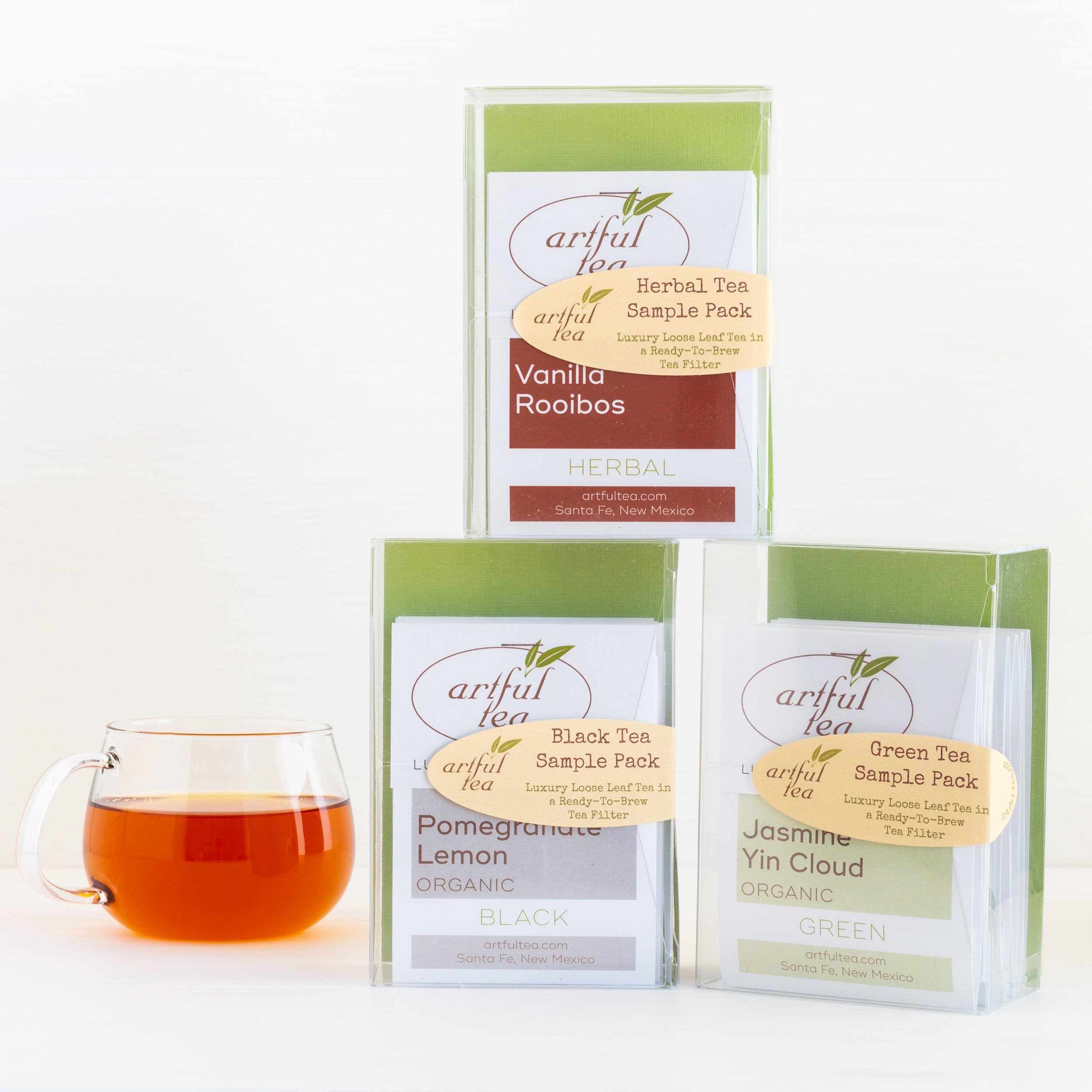 Tea Sample Pack • 6 Handmade Tea Bags – ArtfulTea